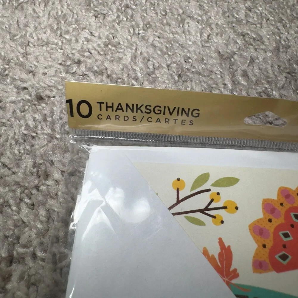 Hallmark Connections Thanksgiving Cards Greetings 10 Cards Holiday NEW SEALED